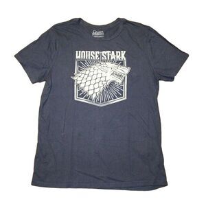 GAME OF THRONES House Stark Blue Short Sleeve Graphic T-Shirt - Men Size XL
